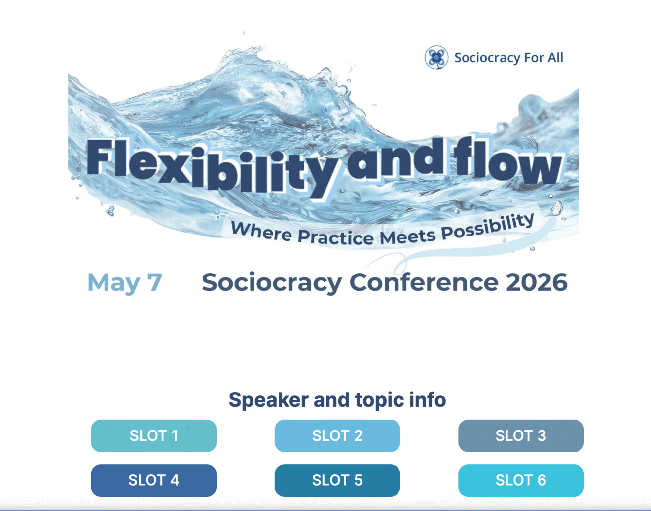 Sociocracy Conference 2026 - internationale online Konferenz