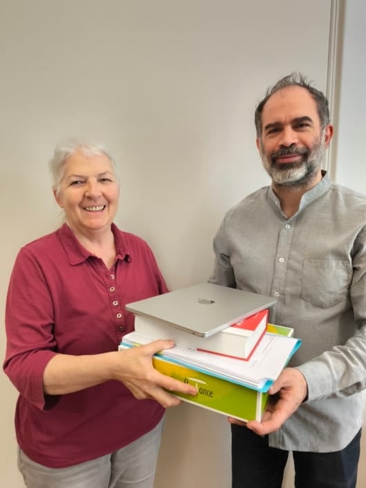 Übergabe Barbara Gyuri